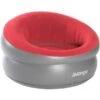 Vango Donut Flocked Inflatable Chair-Carmine Red -Vango Vango Donut Flocked Inflatable Chair Carmine Red