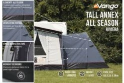 Vango All Season Tall Annexe -Vango all season tall annexe selling points