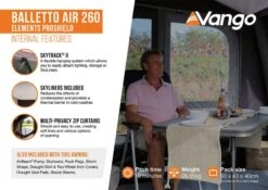 Vango Balletto Air 260 ProShield Awning 2023 20 Vango Balletto Air 260 ProShield Awning 2023 -Vango balletto proshield 260 infographic 2