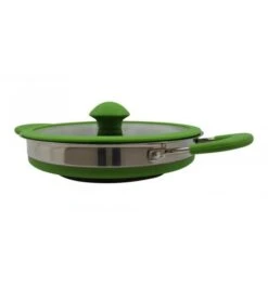 Vango Cuisine 1.5L Casserole Pot - Green -Vango cuisine 15l non stick casserole 3