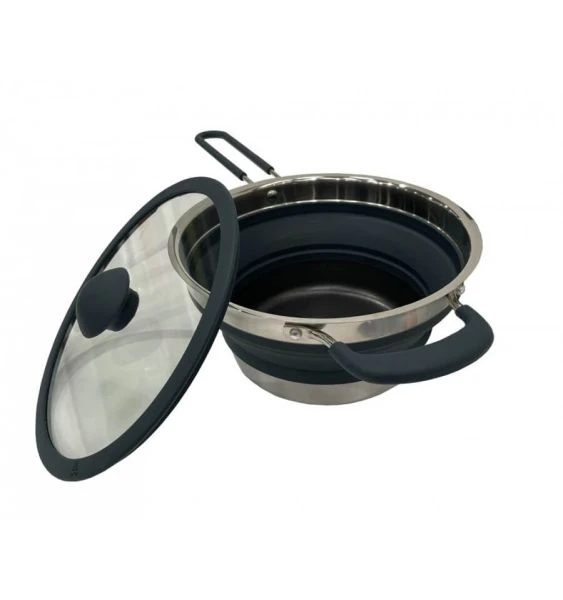 Vango Cuisine 1.5L Saucepan - Grey 4 Vango Cuisine 1.5L Saucepan - Grey - Image 2
