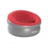 Vango Inflatable Donut Chair - Red -Vango inflatable deluxe flocked chair red web 1