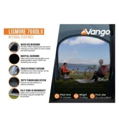 Vango Lismore 700DLX (Poled) Tent 2023 (Incl. Footprint) -Vango lismore 700dlx image 4