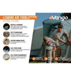 Vango Lismore Air 700DLX Airbeam Tent 2023 (Incl. Footprint) 19 Vango Lismore Air 700DLX Airbeam Tent 2023 (Incl. Footprint) -Vango lismore air 700dlx image 5