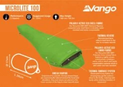 Vango Microlite 100 Sleeping Bag 9 Vango Microlite 100 Sleeping Bag -Vango microlite 100 image 3