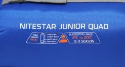 Vango Nitestar Alpha Junior Quad Single Sleeping Bag -Vango nitestar alpha junior quad image 3