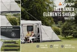 Vango Elements Shield (Poled) Tall Annexe -Vango shield poled annex image 3