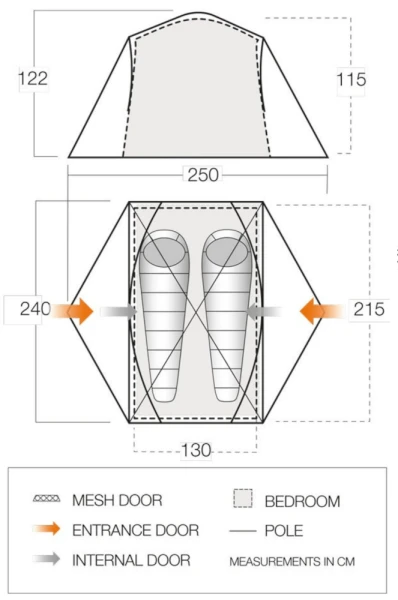 Vango Tryfan 200 Tent 2023 4 Vango Tryfan 200 Tent 2023 - Image 2